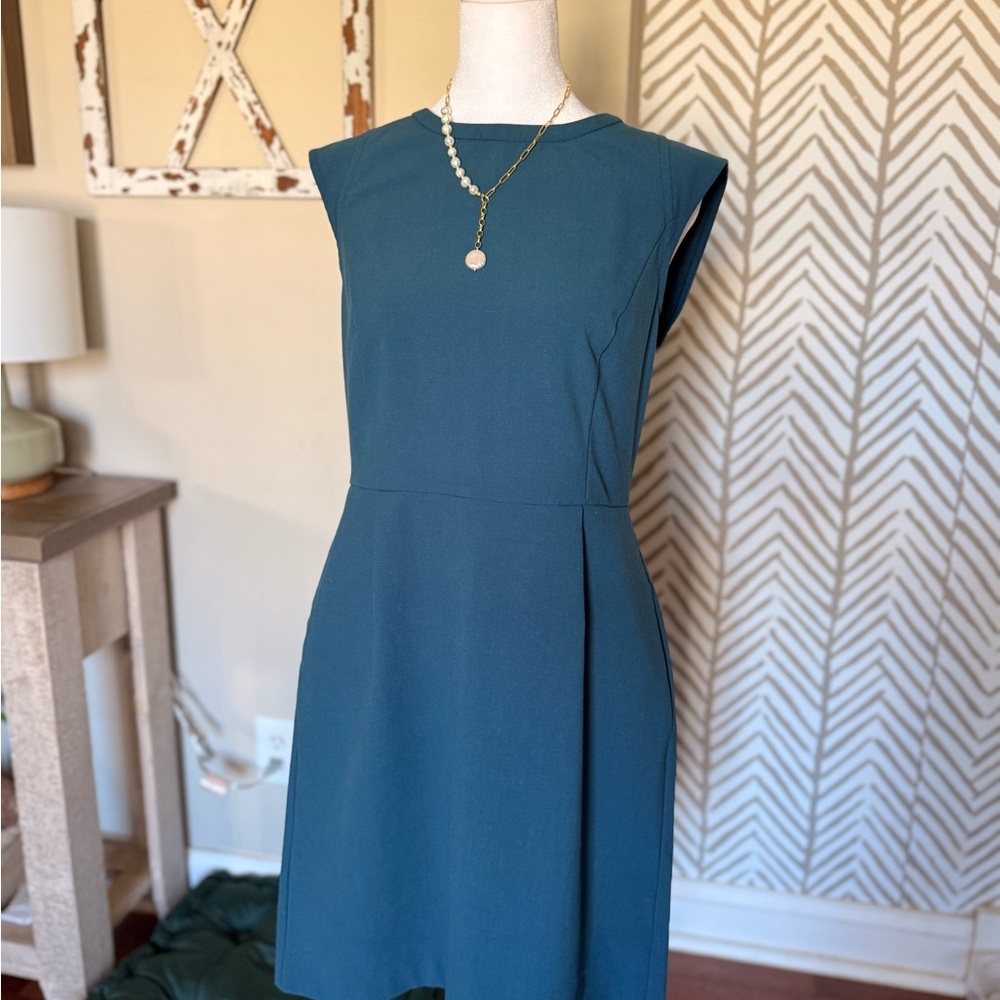 Elegant Teal Dress